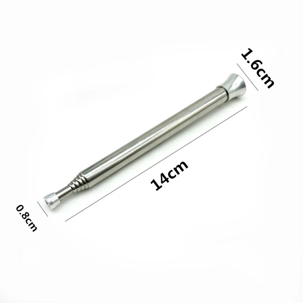 Outdoor Blow Fire Tube Picnic Telescopic Stainless Steel Heat-resistant Two-end Fire Pipe Camping Tool Equipment