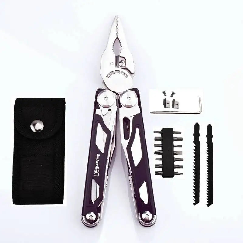 Daicamping DL30 Multitools Diy Multi Tool Multi-tool Folding Knife Scissor Cutter EDC Survival Gear Manual Multifunctional Plier