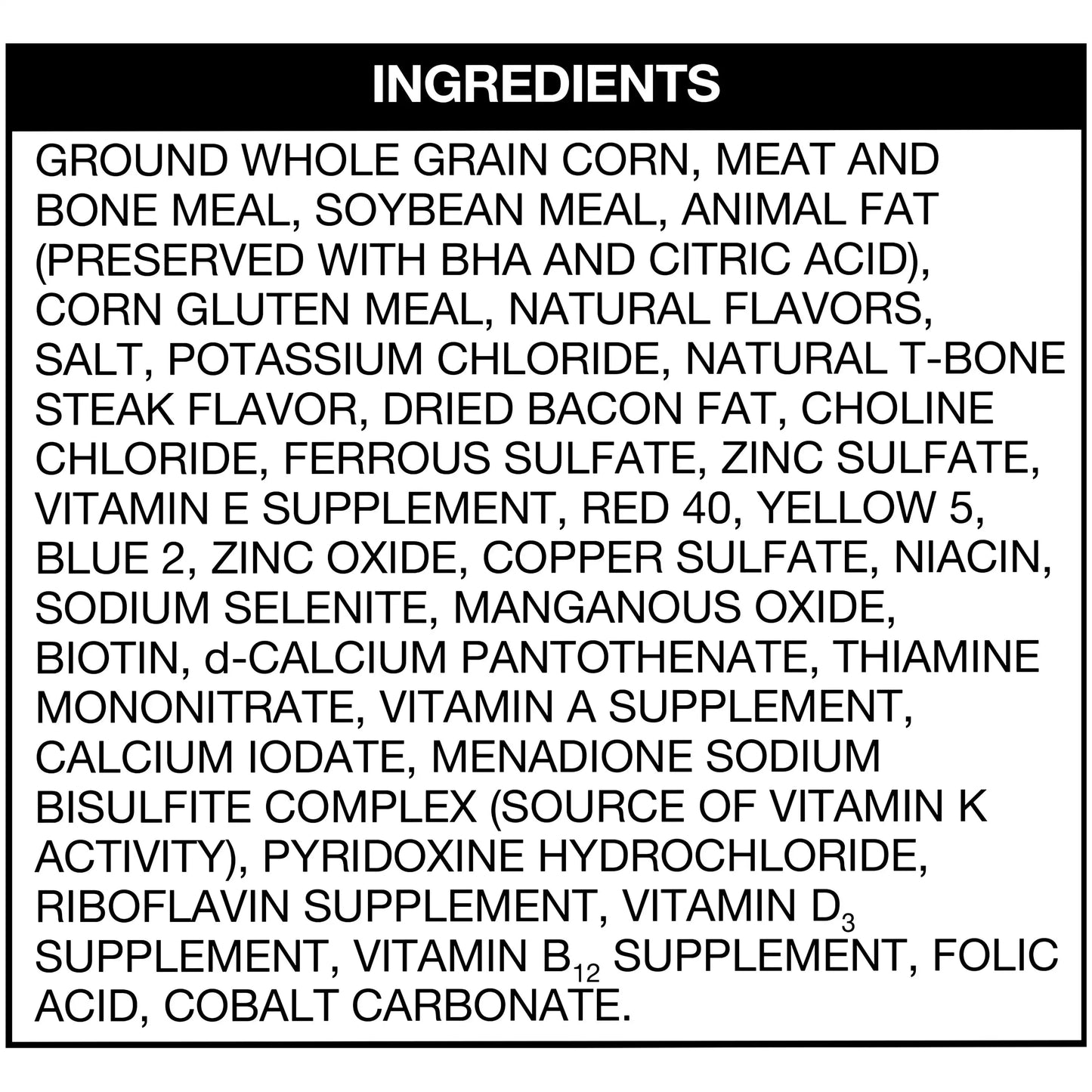 Complete Nutrition T-Bone & Bacon Flavor Dry Dog Food, 46 lbs