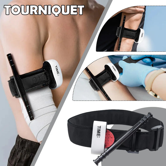 Tactical Tourniquet One-Handed Operation Spinning First-Aid Supplies Combat Equipment Emergency Camping Outdoor Exploration