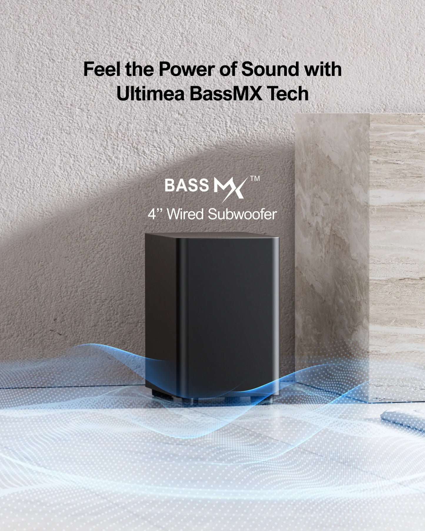 ULTIMEA 280W 5.1 Sound bar for TV with Dolby Atmos and Smart App Control, Home Theater Surround Sound System Bluetooth Speakers