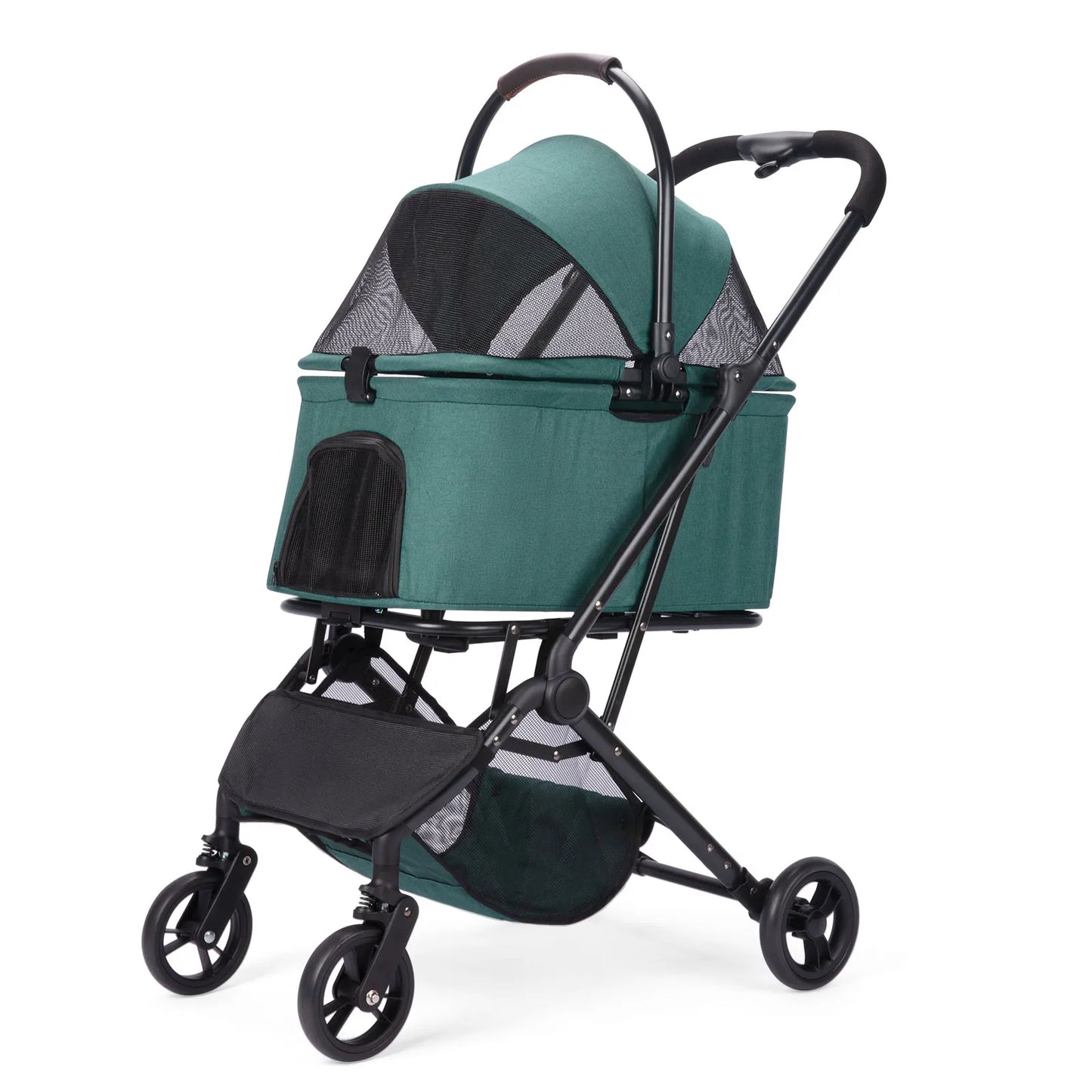 Pet Stroller for Dogs Dog Strollers for Small/Medium Dogs With Detachable Carrier Easy Lock Canopy Cozy House Trolley Pet Bags