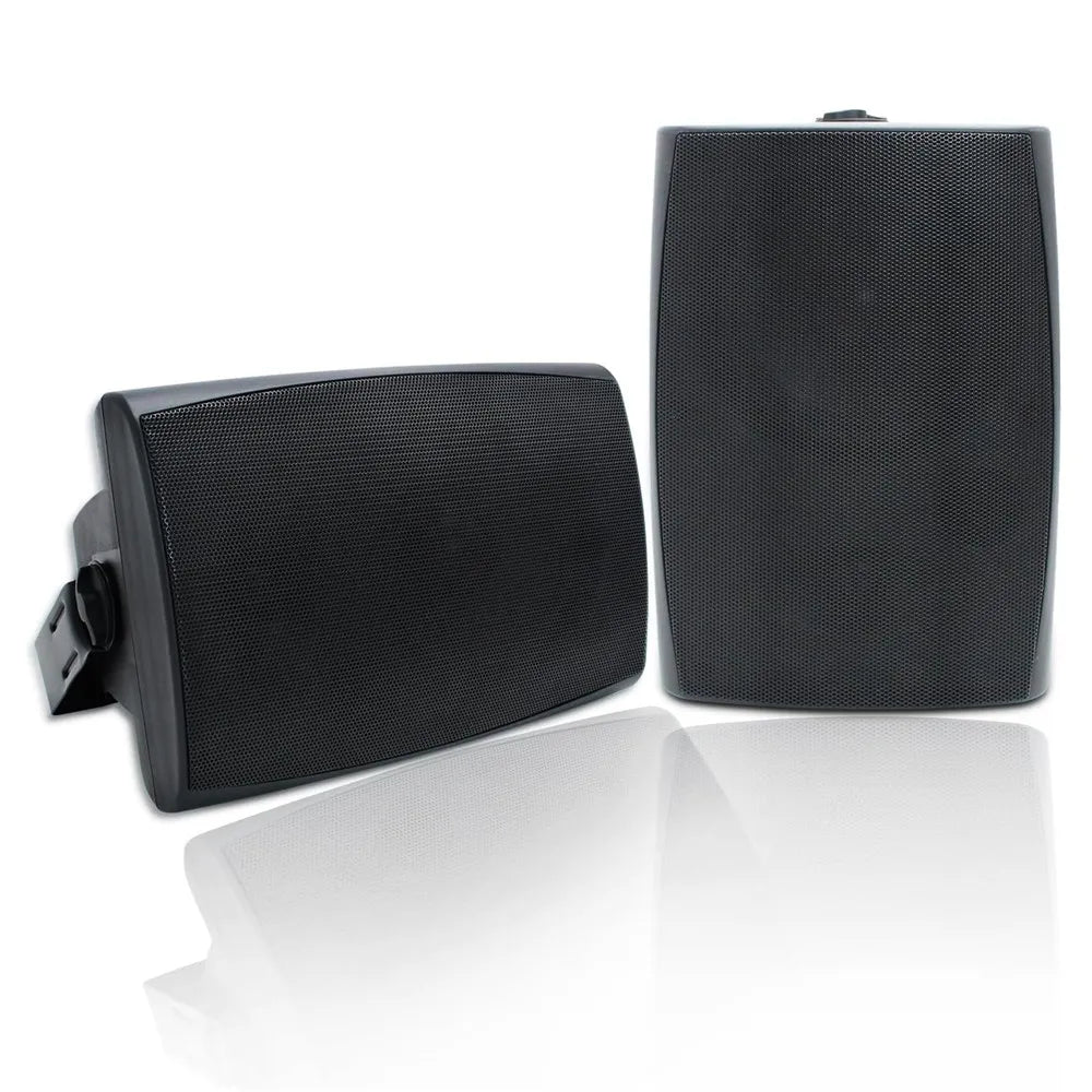 Herdio 2PCS 400W 6.5‘’ Passive Outdoor Speakers Wired Waterproof 2 Way Wall Mounted Speakers With Powerful Bass For Patio Home