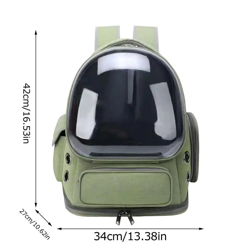 Cat Backpack Carrier Pet Bag Carrier Cat Travel Pouch Backpack Breathable Space Capsule Pet Carrier Cat Bag Pet Backpack For Comfortable Travel
