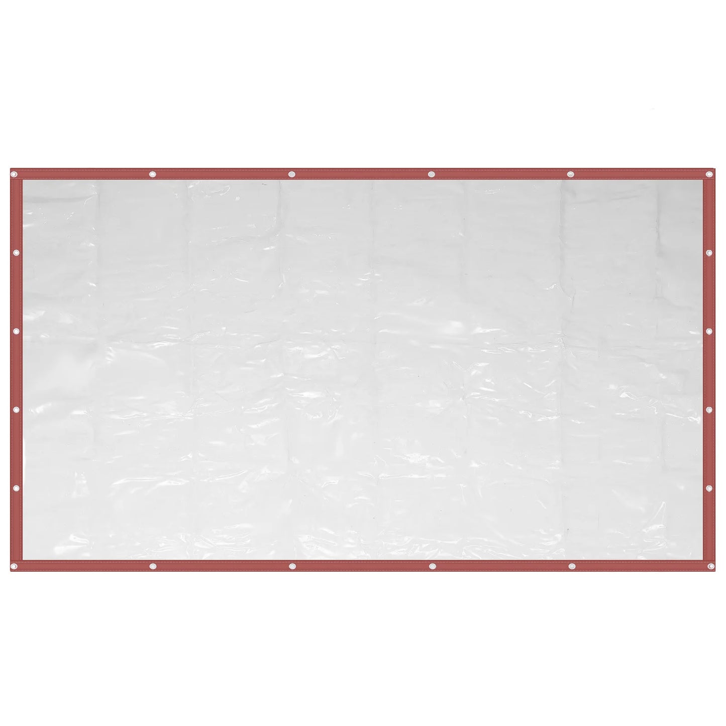 8*20ft/2.5*6m Rainproof Tarpaulin PVC Plastic High Light Transmittance Rainproof Tarpaulin