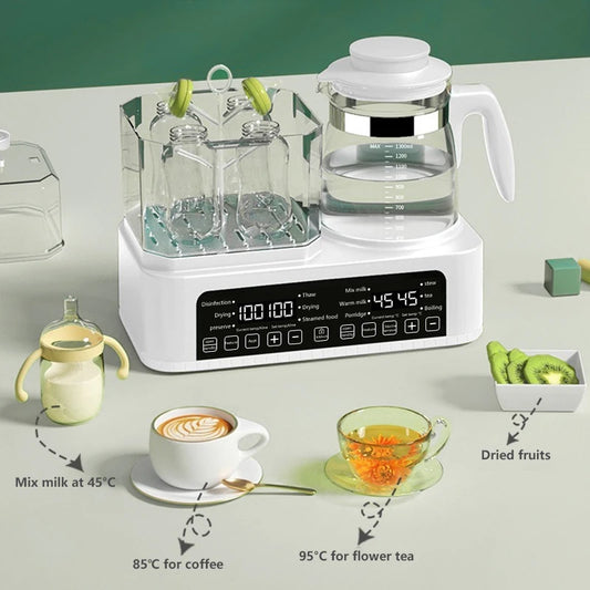 4 in 1 Sterilizer Hot Water Kettle Fast Bottle Warmer with Smart Temperature Control