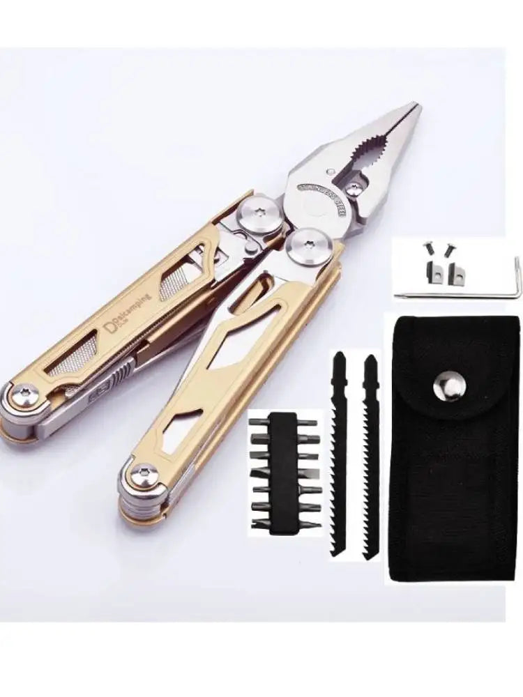 Daicamping DL30 Multitools Diy Multi Tool Multi-tool Folding Knife Scissor Cutter EDC Survival Gear Manual Multifunctional Plier