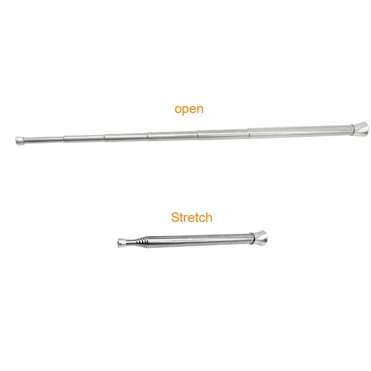 Outdoor Blow Fire Tube Picnic Telescopic Stainless Steel Heat-resistant Two-end Fire Pipe Camping Tool Equipment