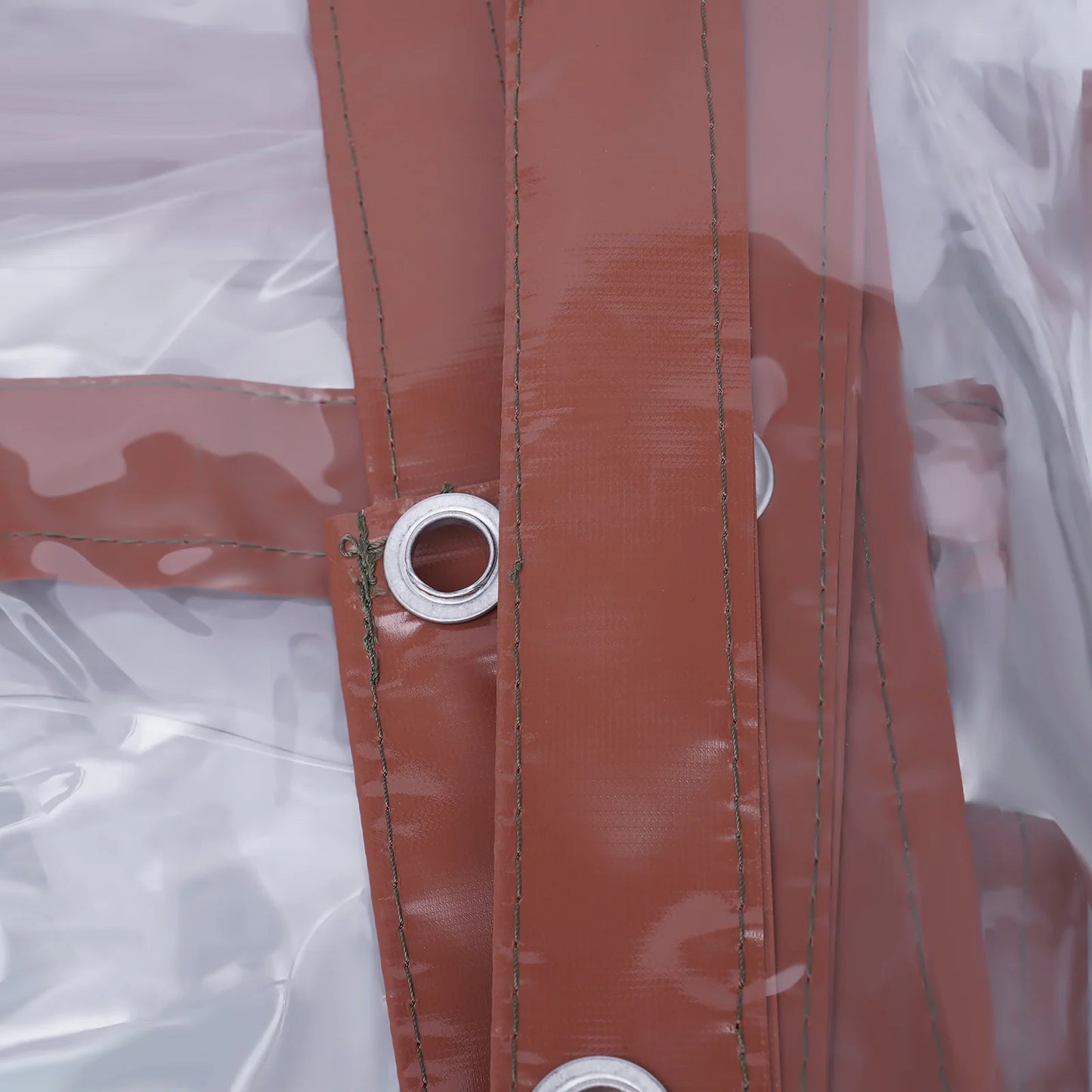 8*20ft/2.5*6m Rainproof Tarpaulin PVC Plastic High Light Transmittance Rainproof Tarpaulin