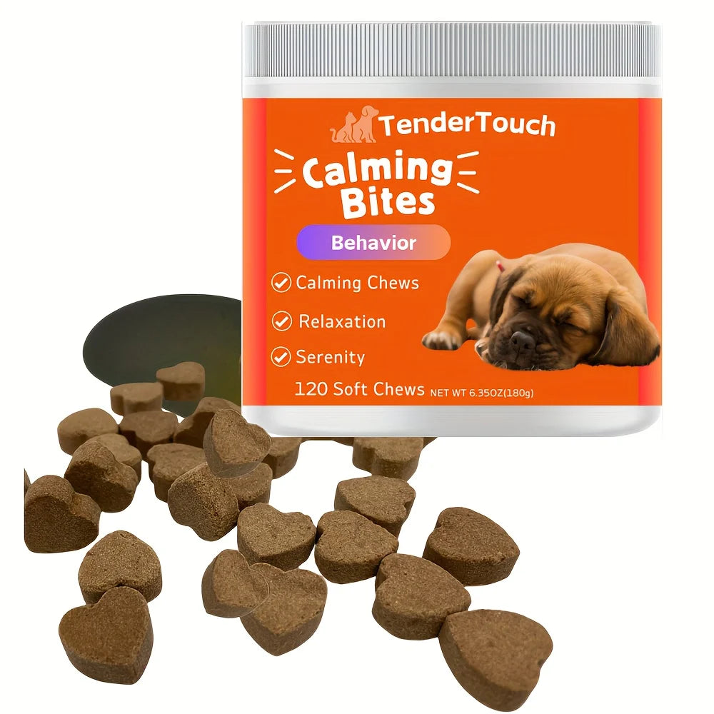 120 Chews 1 Pack 180g TenderTouch Calming for Dogs Natural Anxiety Relief