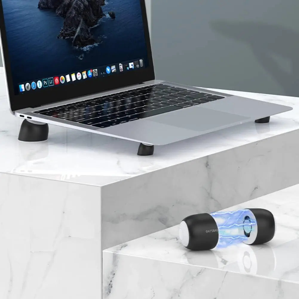 Portable Laptop Cooling Pad Stand Invisible Cooler Ball Magnetic Laptop Cooler Computer Keyboard Stand for Notebook Tablet PC
