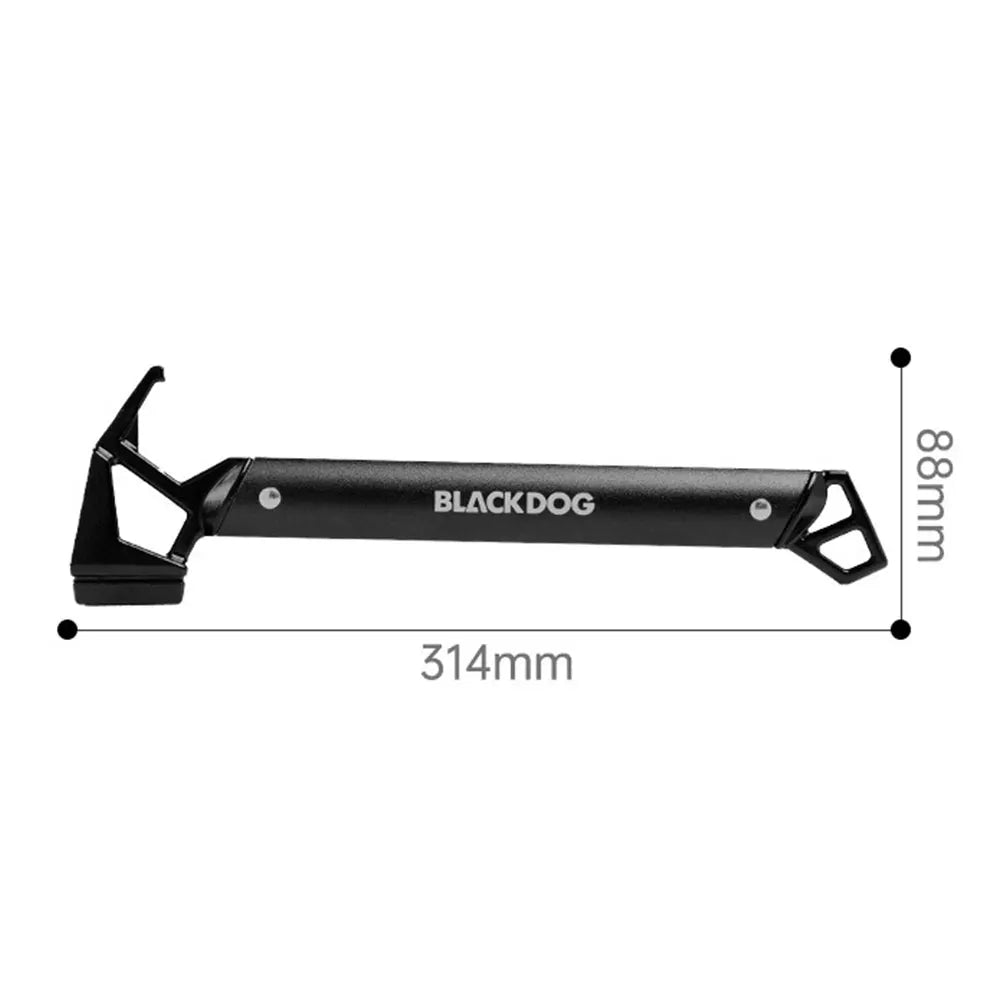 Outdoor Camping Hammer Aluminum Alloy Camping Tent Ground Peg Hammer Outdoor Tent Ground Nail Hammer Outdoor Equipment Tools