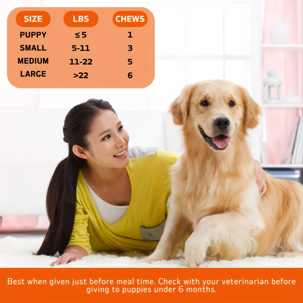 120 Chews TenderTouch Probiotics for Dogs 180g Digestive Support