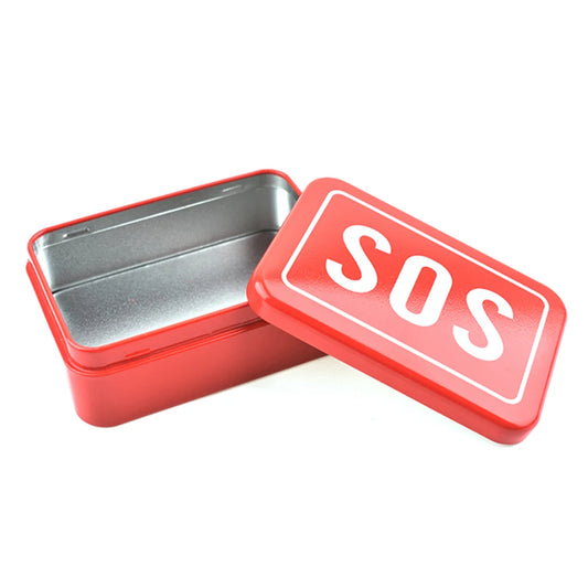 Mini Outdoor Storage Container Portable Iron Medical First Aid Organizer Practical  Camping Equipment