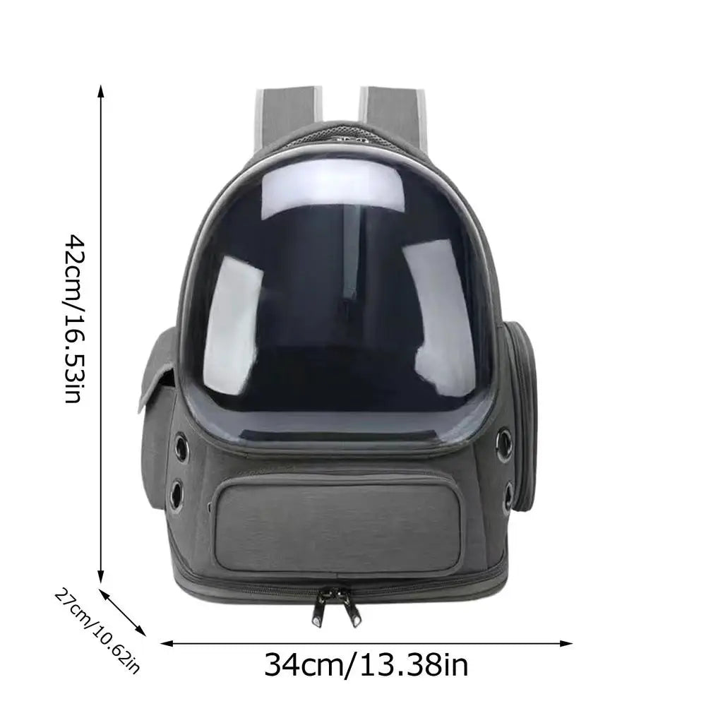 Cat Backpack Carrier Pet Bag Carrier Cat Travel Pouch Backpack Breathable Space Capsule Pet Carrier Cat Bag Pet Backpack For Comfortable Travel