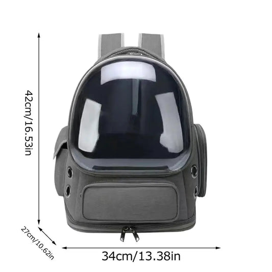 Cat Backpack Carrier Pet Bag Carrier Cat Travel Pouch Backpack Breathable Space Capsule Pet Carrier Cat Bag Pet Backpack For Comfortable Travel