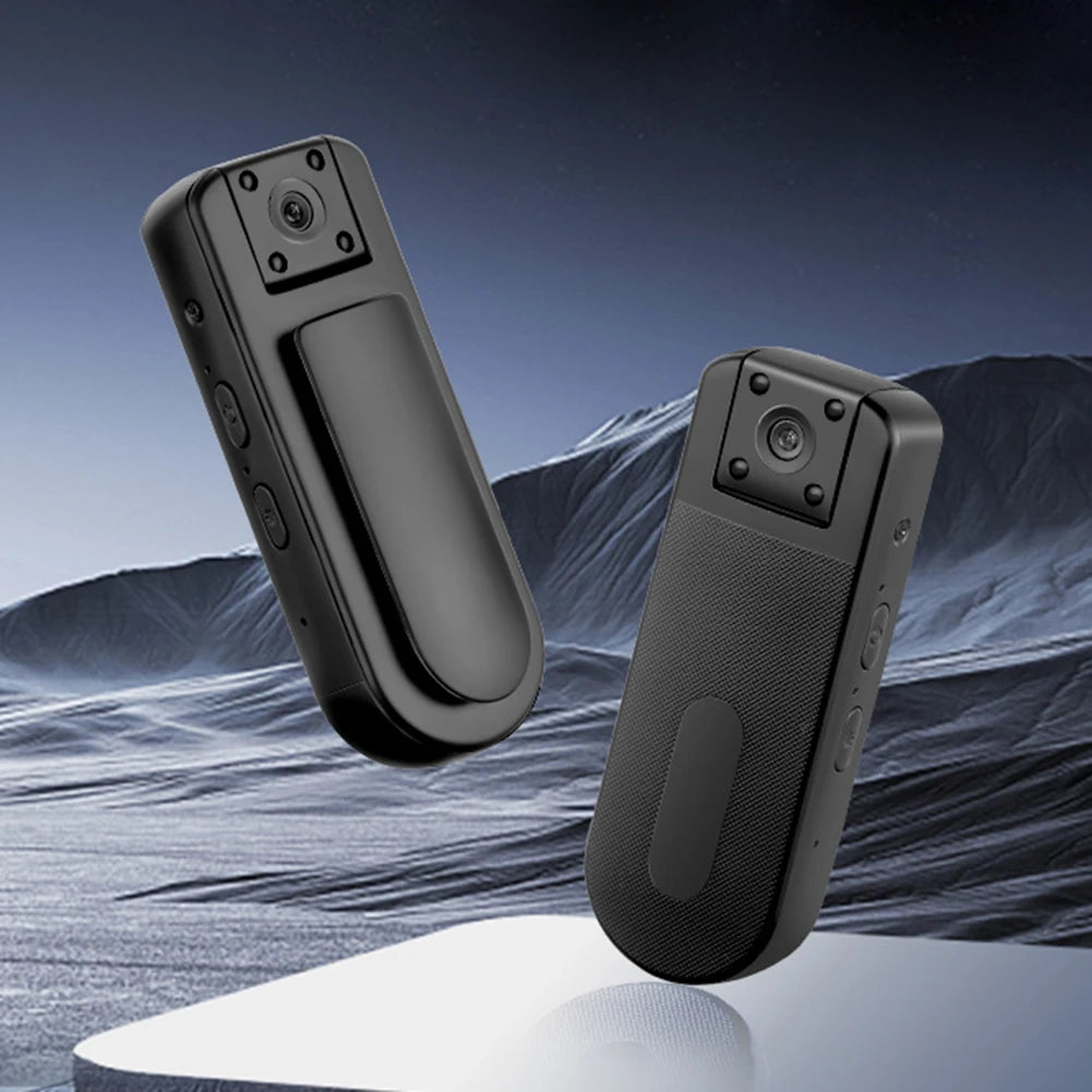 HD 1080P Mini Body Camera 180° Rotatable Lens WiFi Portable Small Personal Camcorder with Audio & Video Recording Body Worn Cam