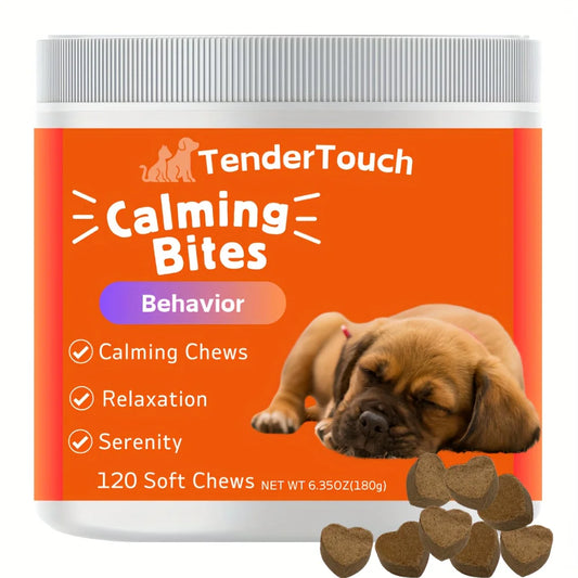 120 Chews 1 Pack 180g TenderTouch Calming for Dogs Natural Anxiety Relief